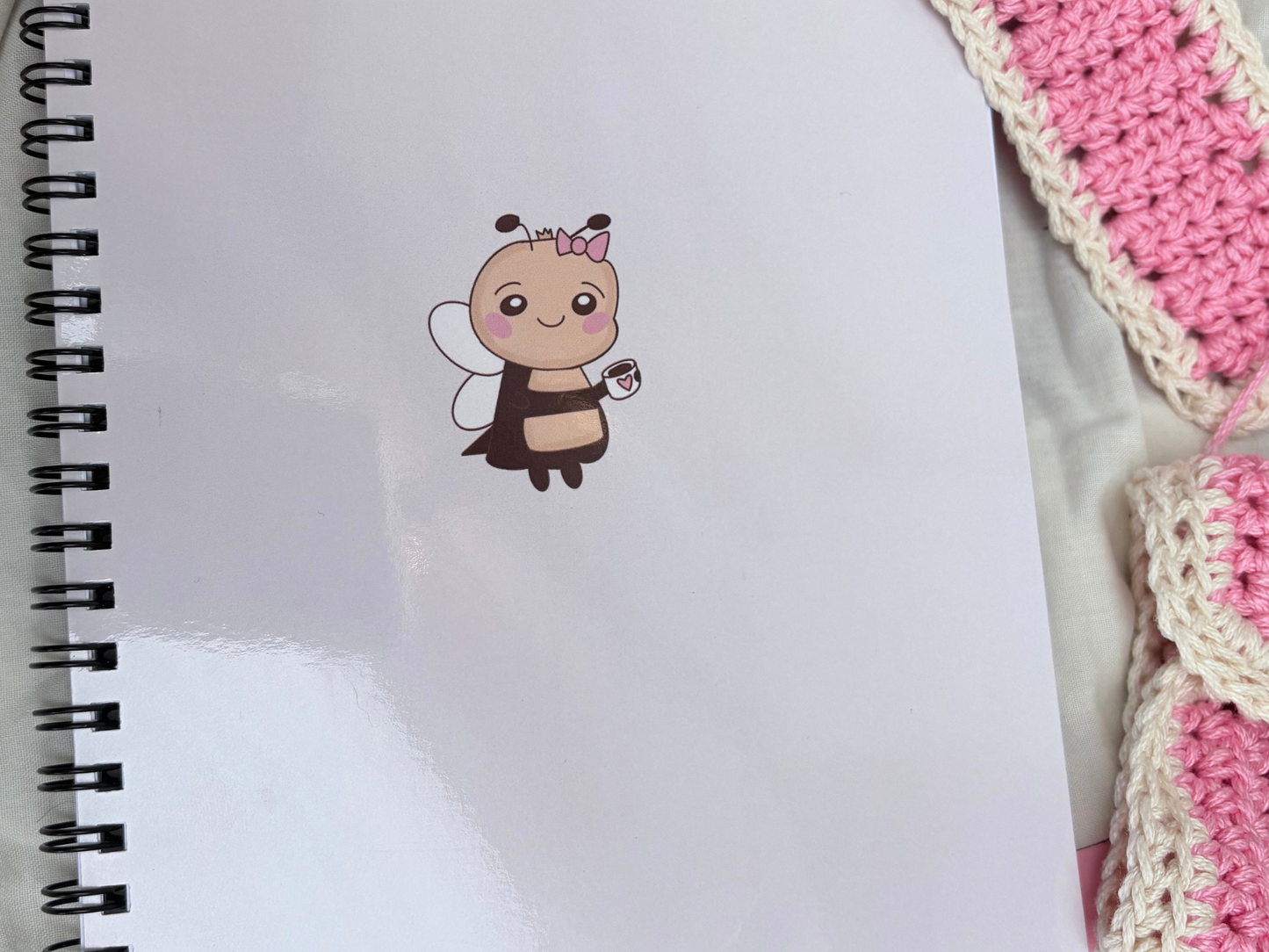 Coffee Bea Notebook | Kawaii Study Journal for Students