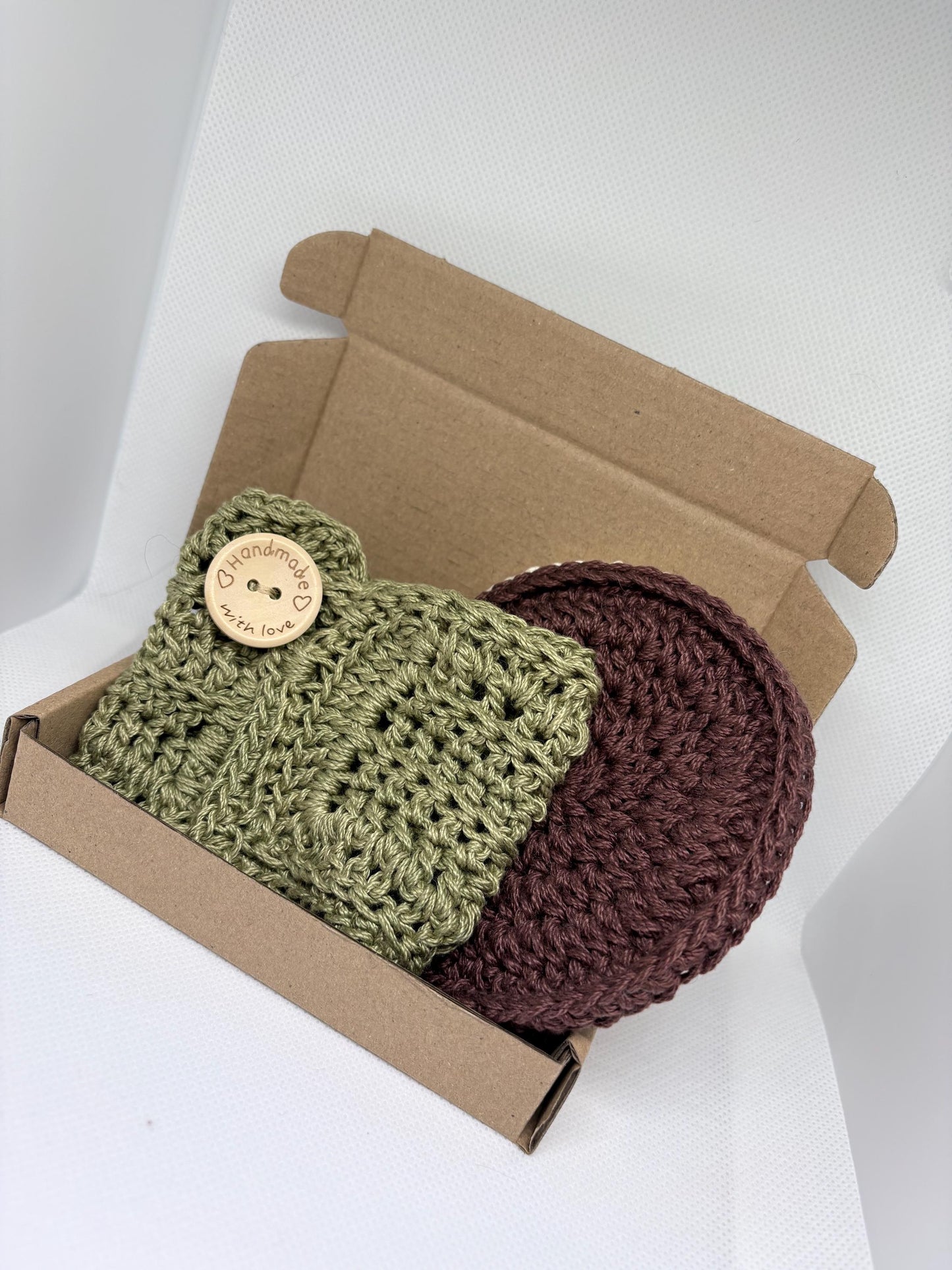 Crochet Coffee Cup Sleeve | Handmade Travel Mug Cosy