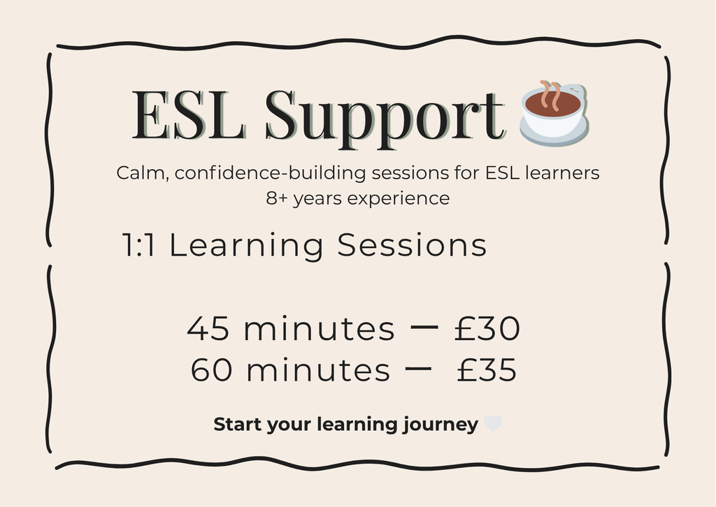 The Cosy Learning Package (45 or 60 minutes)