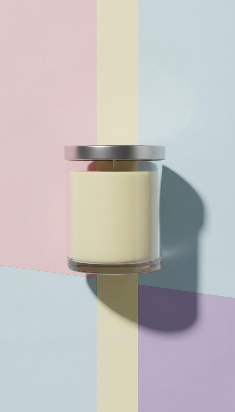 Lemon drop scented candle