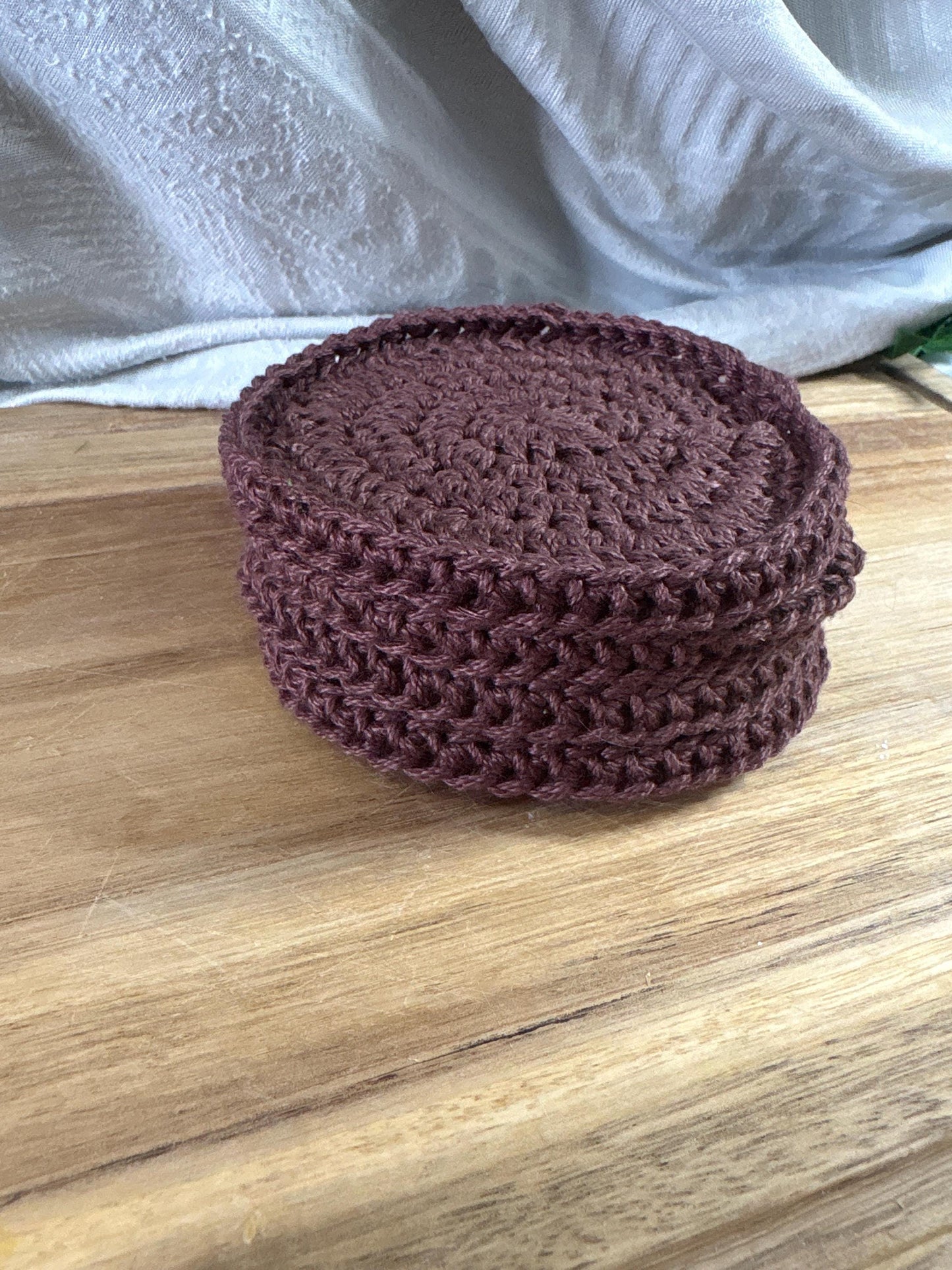 Brown Coffee Gift Set | Crochet Mug Cosy & Coaster