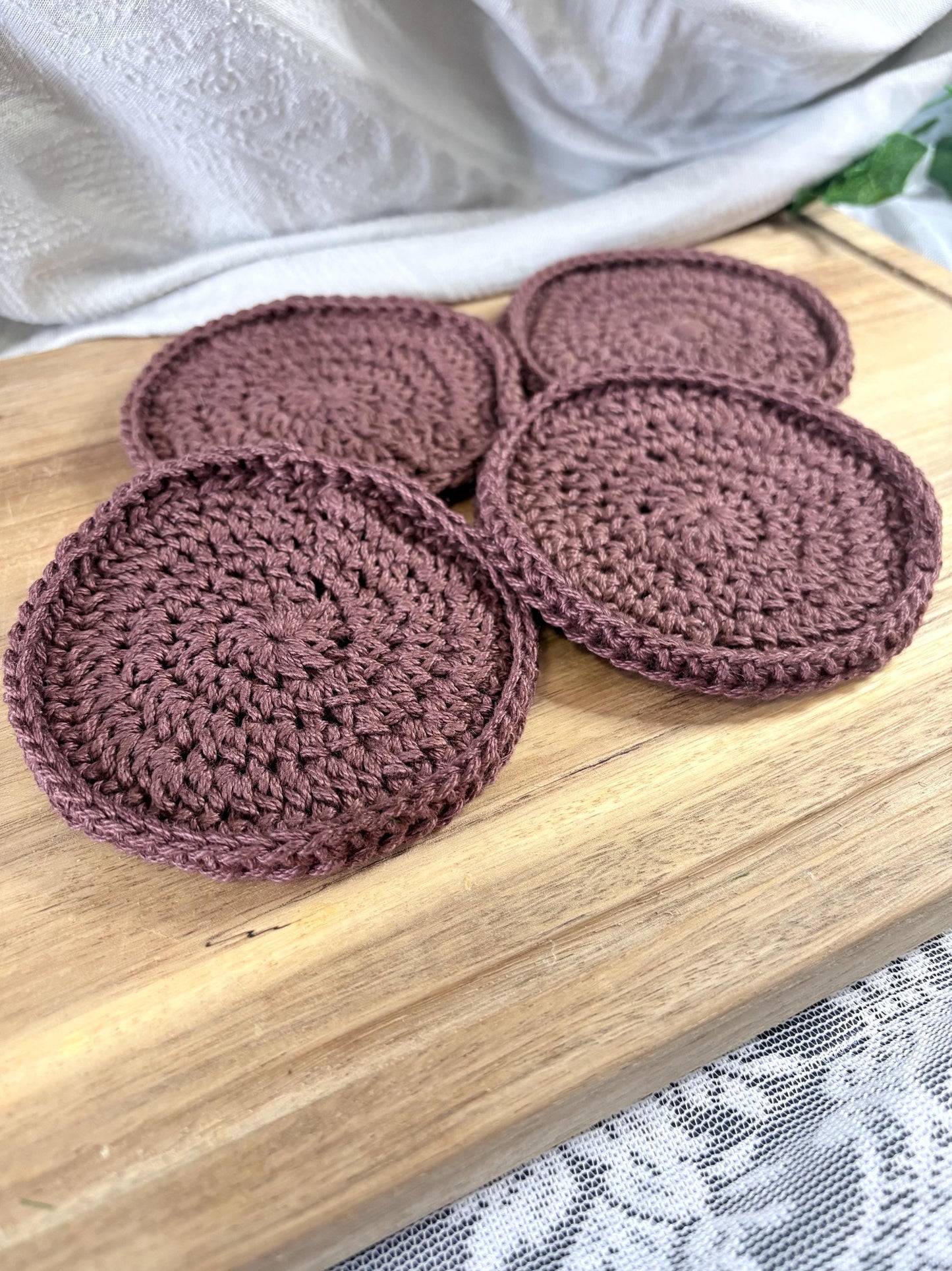 Brown Coffee Gift Set | Crochet Mug Cosy & Coaster