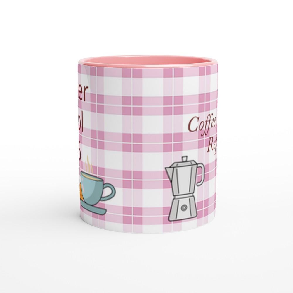 Personalised Pioneer School 2026 Mug Custom Coffee Mug Ceramic Tea Cup Bible Study Mug Custom Quote Gift Coffee Lover Gift Pink Plaid Mug