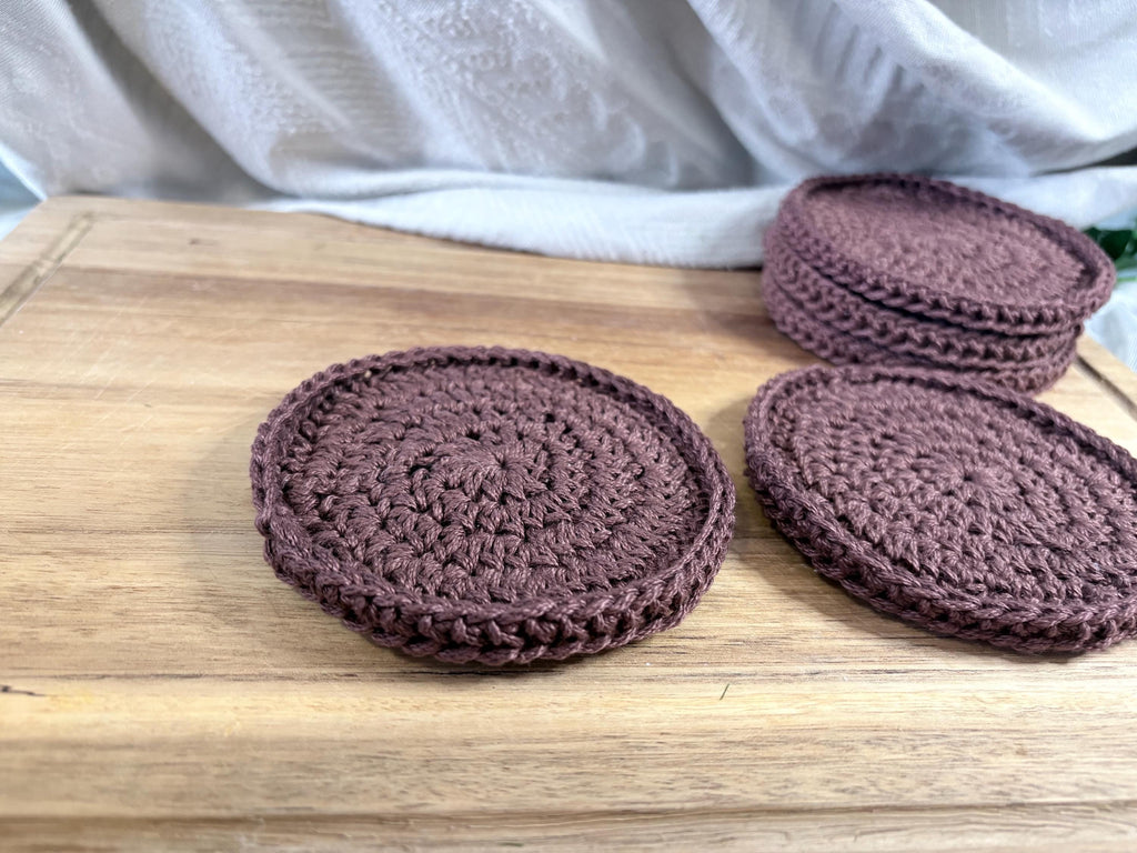 Coffee Lover Gift | Handmade Crochet Coaster Set | Mug Mats for Café Style Homes