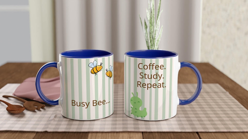 Busy Bee Coffee Mug Personalised Bee Mug Bible Study Mug Christian Coffee Mug JW Gift Coffee Lover Gift Ceramic Cup 11oz