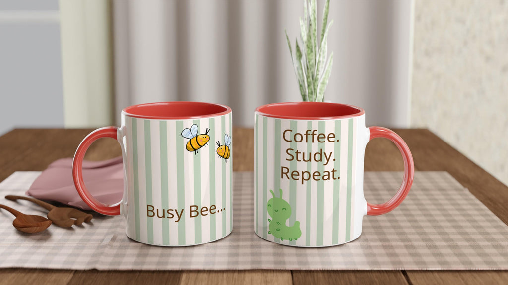 Busy Bee Coffee Mug Personalised Bee Mug Bible Study Mug Christian Coffee Mug JW Gift Coffee Lover Gift Ceramic Cup 11oz