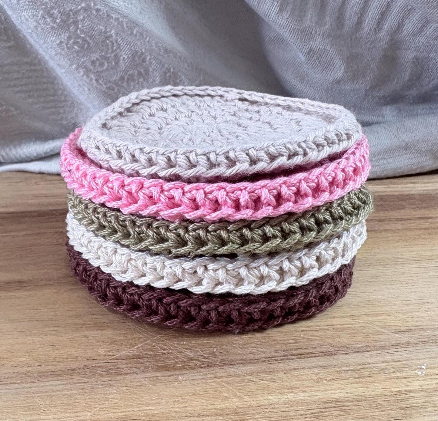 Coasters Oat Latte, Strawberry Latte, Matcha Latte, Vanilla Cream and Espresso