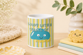 Cloudy with a Chance of Sunshine Mug, Cute Cloud Coffee Cup, Aesthetic Ceramic Mug, Positive Quote Gift for Her, Kawaii Coffee Mug