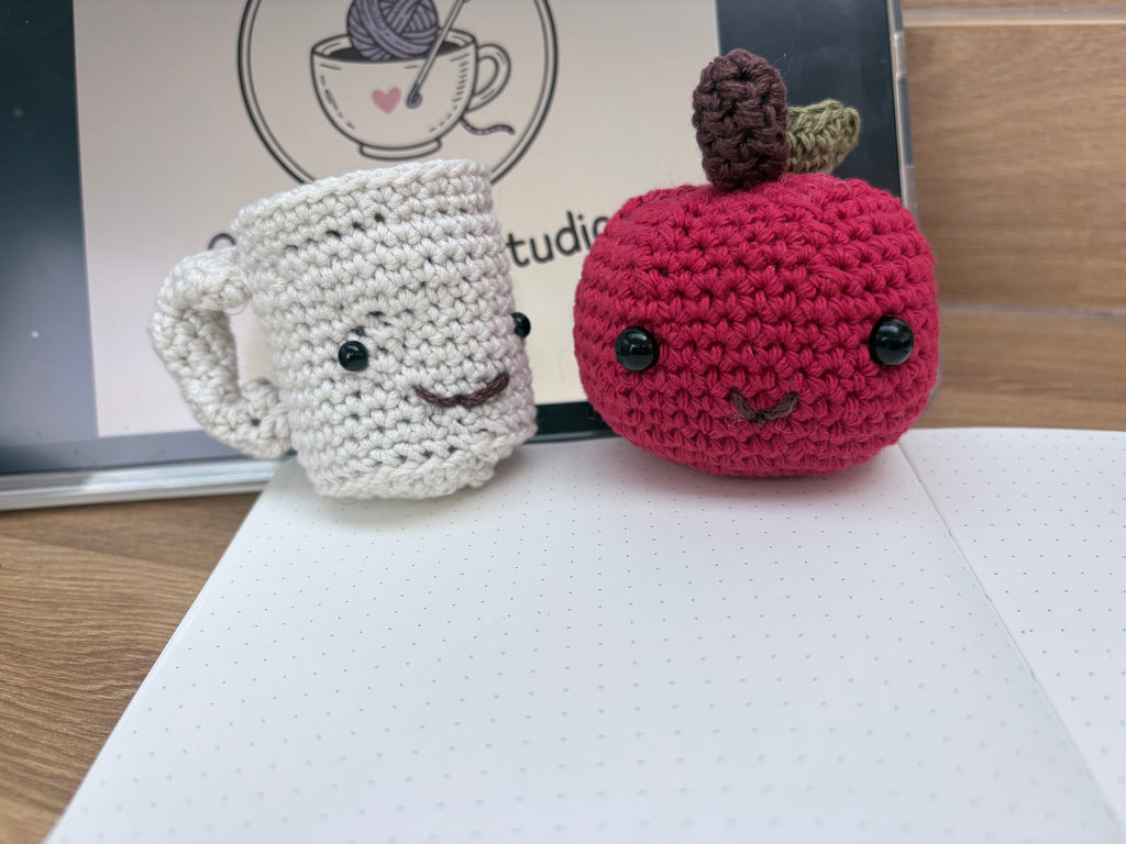 Toffee Apple Desk Buddy | Quiet Coffee Studio UK