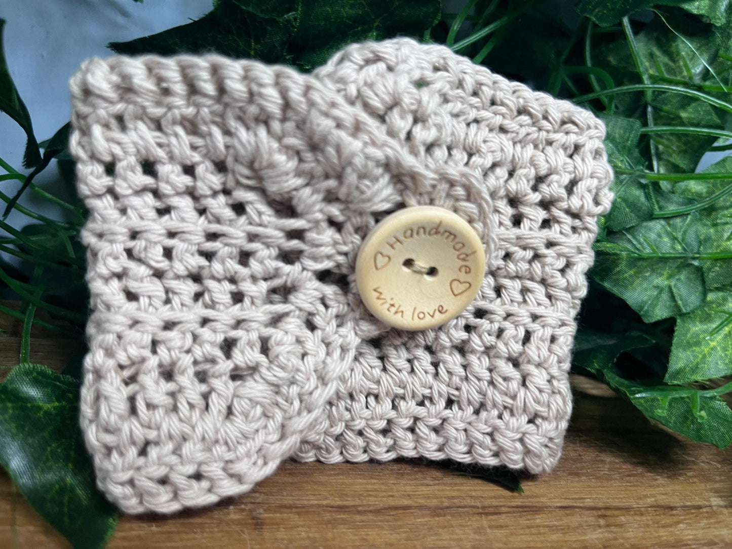 Oat Latte Crochet Warmer