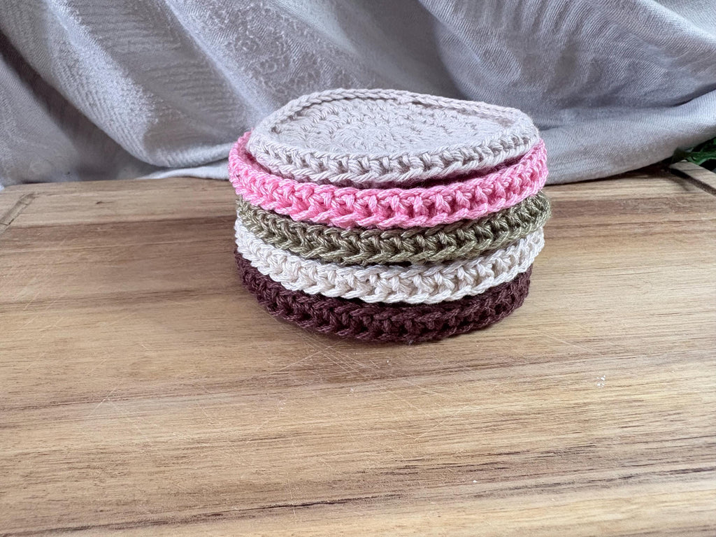 Coffee Lover Gift | Handmade Crochet Coaster Set | Mug Mats for Café Style Homes
