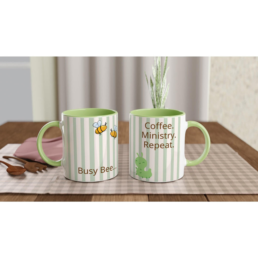 Busy Bee Coffee Mug Personalised Bee Mug Bible Study Mug Christian Coffee Mug JW Gift Coffee Lover Gift Ceramic Cup 11oz