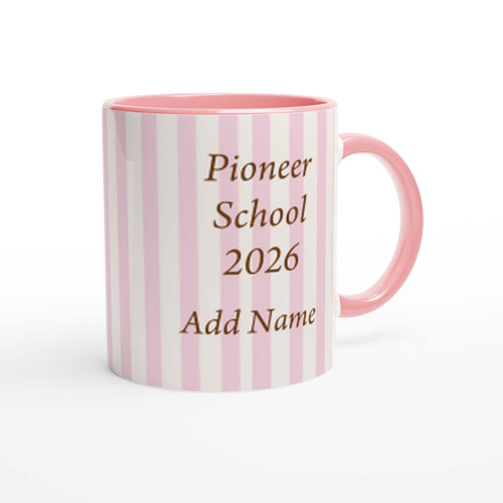 Personalised Pioneer School Mug Pioneer School 2026 Gift Custom Name Coffee Mug Ceramic Tea Cup Keepsake Gift Bible Study Mug Christian Gift