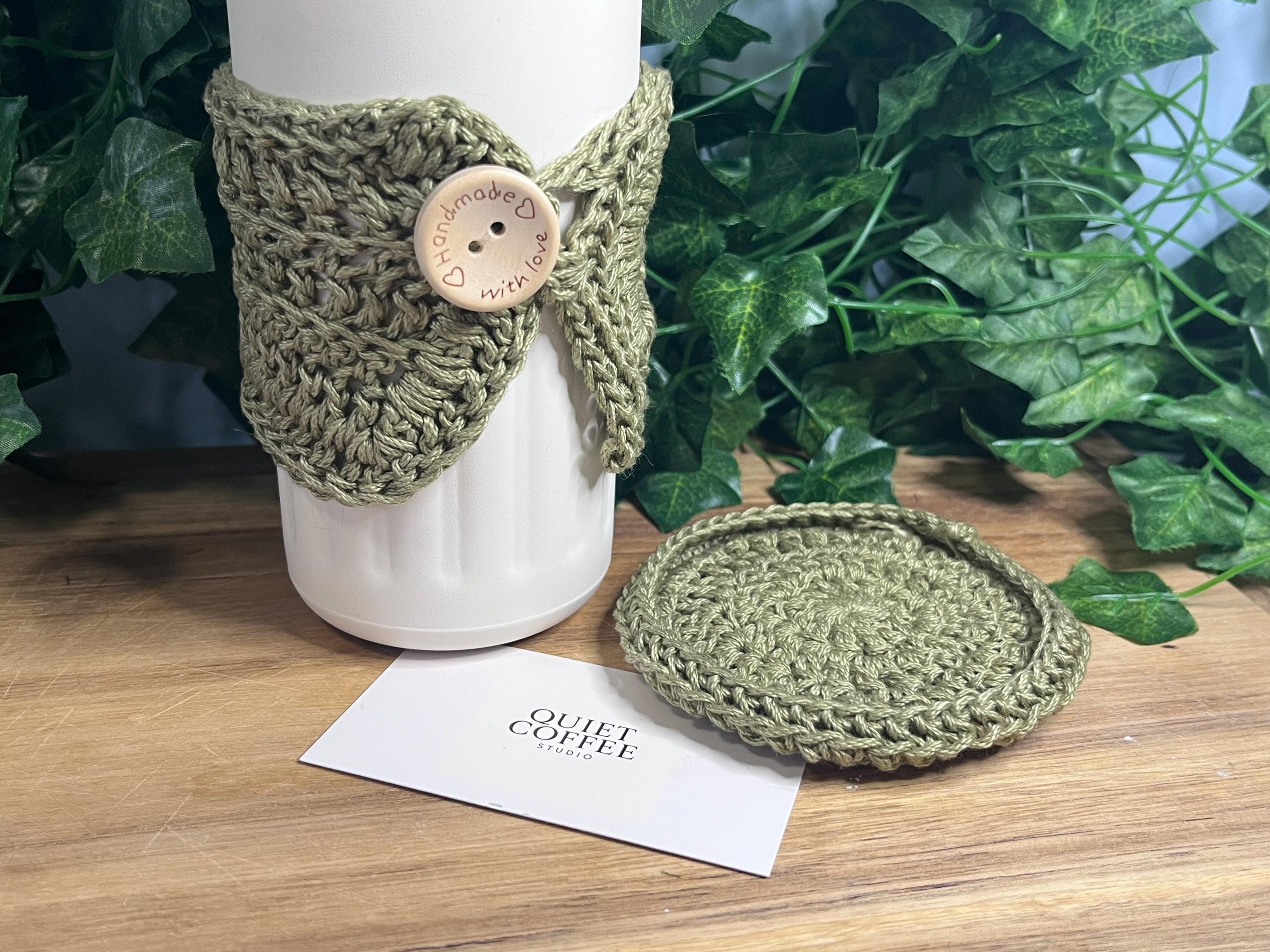 🌸 Bloom & Brew – Crochet Coffee Gift Set
