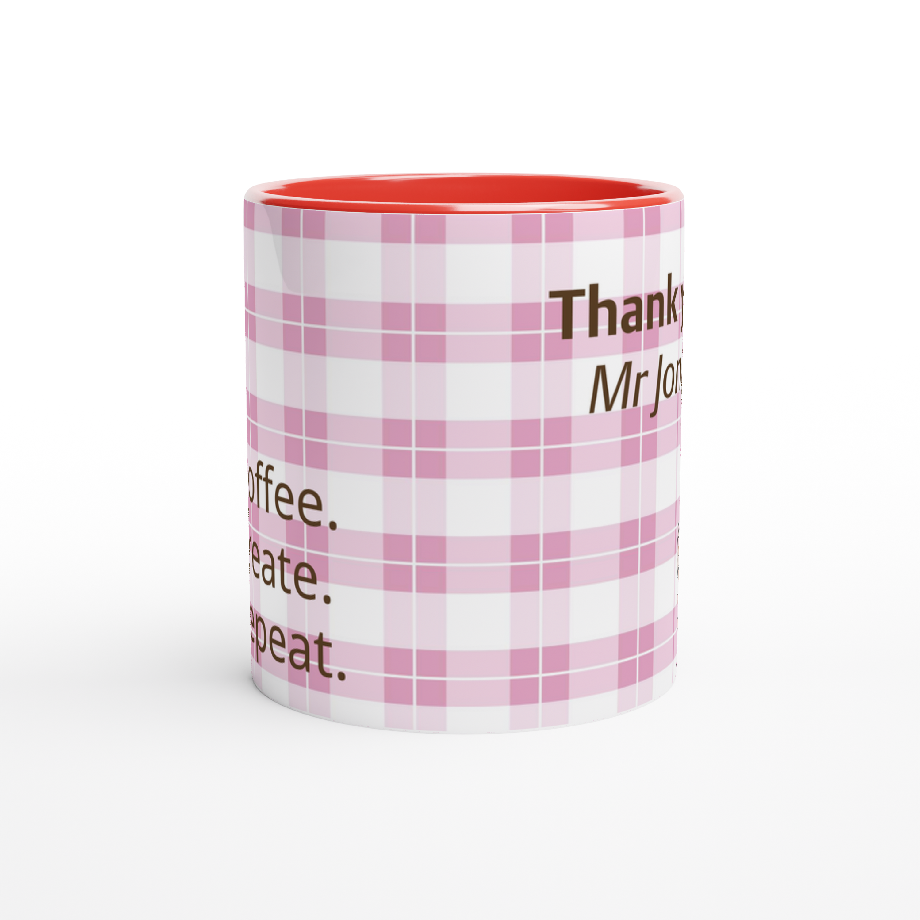 Teacher Coffee Mug Teacher Appreciation Gift Thank You Teacher Cup Coffee Teach Repeat Coffee Mark Repeat Coffee Inspire Repeat Coffee Create Repeat