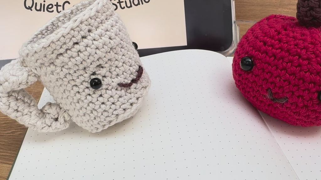Toffee Apple Desk Buddy | Quiet Coffee Studio UK