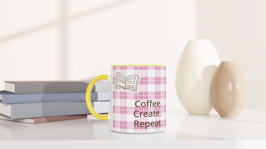 Teacher Coffee Mug Teacher Appreciation Gift Thank You Teacher Cup Coffee Teach Repeat Coffee Mark Repeat Coffee Inspire Repeat Coffee Create Repeat